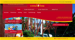 Desktop Screenshot of hansapark.de
