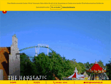 Tablet Screenshot of hansapark.de